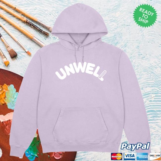 Unwell Hydration Popover Hoodie, Edition, BlackBerry Acai Unwell Hydration Tee, Edition, BlackBerry Acai