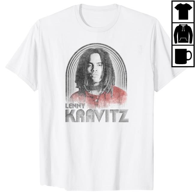 Official Lenny Kravitz – Retro Lines Logo Tees Official Lenny Kravitz – Retro Lines Logo Shirt
