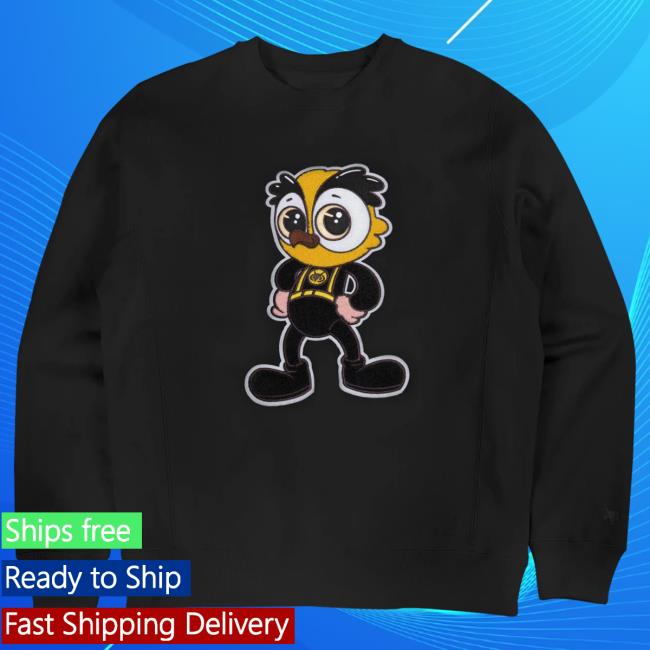 Official Vanoss 3Blackdot Merch Store Vanoss Vanoss® | Chenille Mascot Crew neck Sweatshirt (Black) Limited Edition Vanoss3blackdot Apparel Clothing Shop