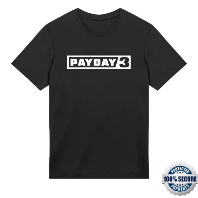 Payday 3 Merch Payday 3 White Logo T Shirts
