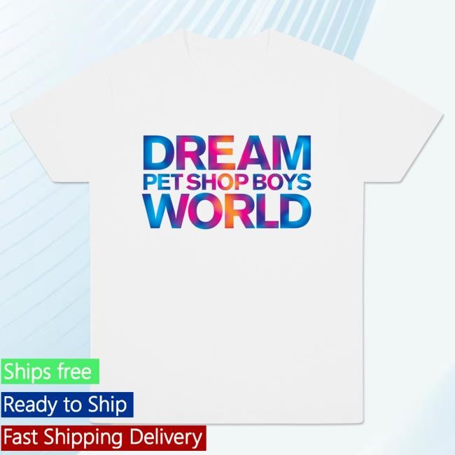 Official Pet Shop Boys Stacked Dreamworld 2025 Tees