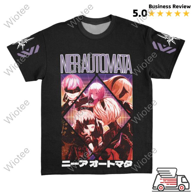 Official Anime Ape Clothing Yorha Units Nier Automata Streetwear Hot Shirt Animeape