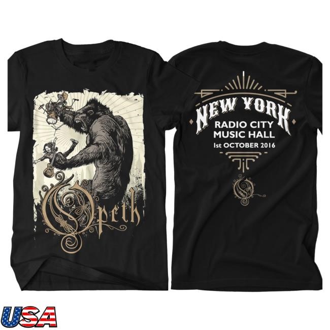 Official Opeth Merch Opeth - 'New York' Attractive Shirt Official Opeth Merch Opeth - 'New York' Hot Shirt
