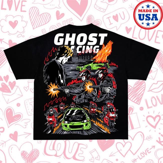 Official Ghost Racing Apparel Ghost Racing F & F New Shirt - Black Official Ghost Racing Apparel Ghost Racing F & F Shirts - Black