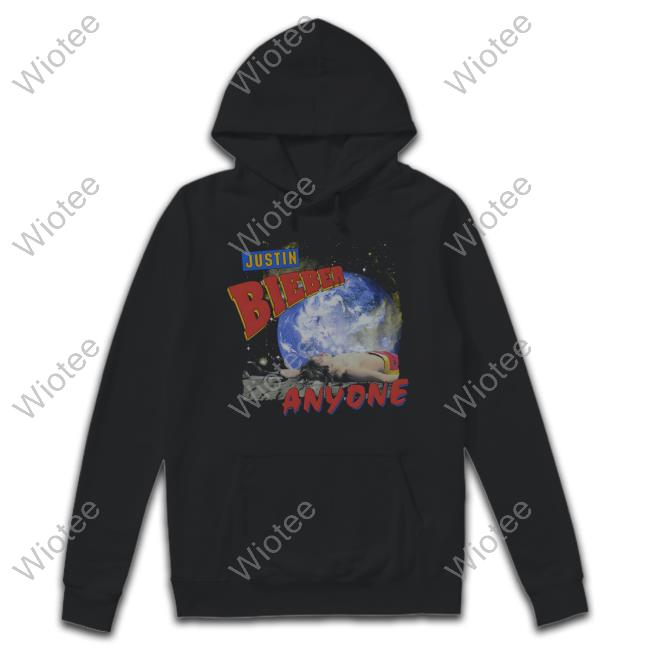 Official Justin Bieber Music Store Justin Bieber Anyone Space Sweatshirt Official Justin Bieber Anyone Space Hoodie