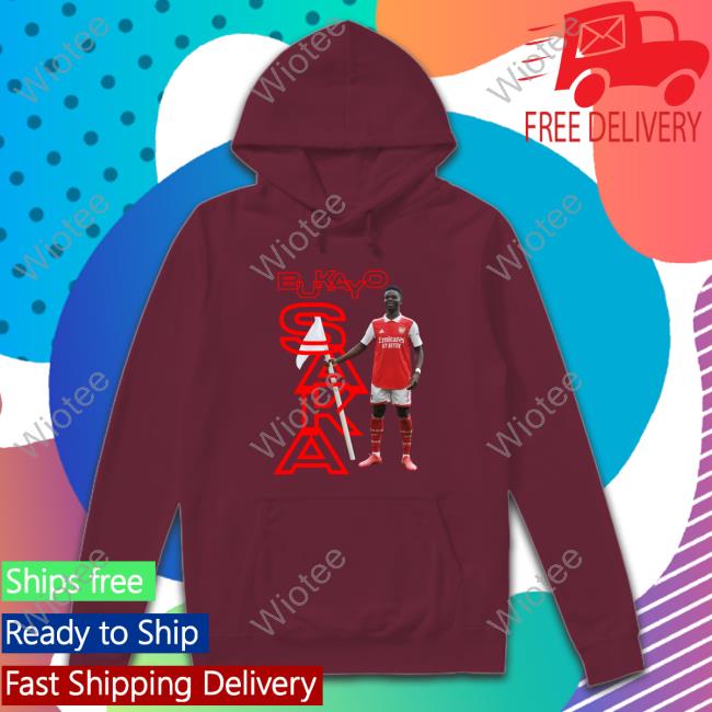 Official Arsenal Saka Bootleg Shirts Cult Kits Arsenal Saka Bootleg Hoodie