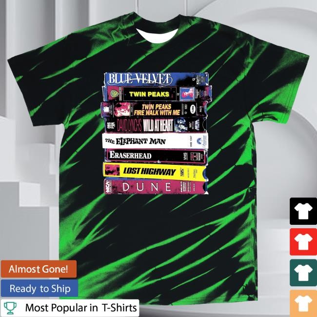 Official Studiohouse Designs David Lynch Stack Tiedye Shirt