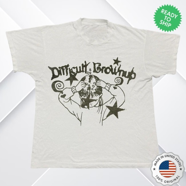 Difficult Growing Up Tee Shirt Halsey Store