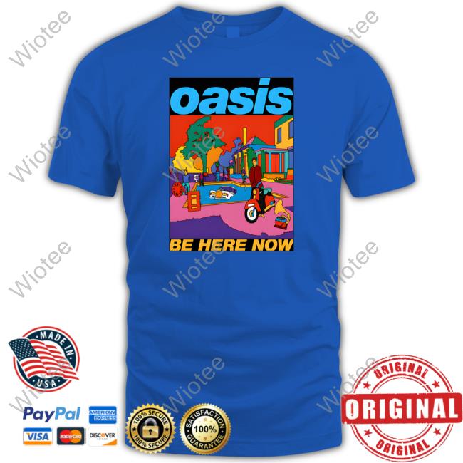 Oasis Organic Be Here Now Cover Art Shirt