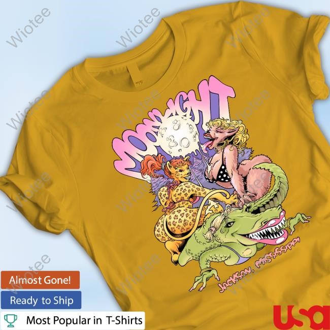 Official Moon Light Jackson Mississippi T-Shirt Official Moon Light Jackson Mississippi T Shirt