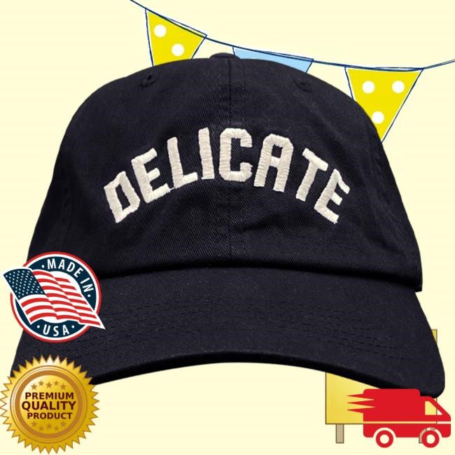Official Hello Merch Black Delicate Hat HelloMerch