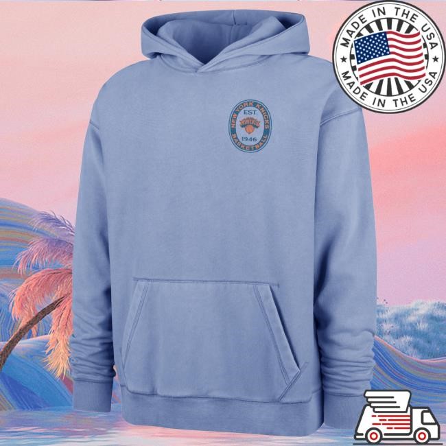 Official Madison Square Garden New York Knicks '47 Brand Knicks Boot Path Ravine Hoodie MSG Shop