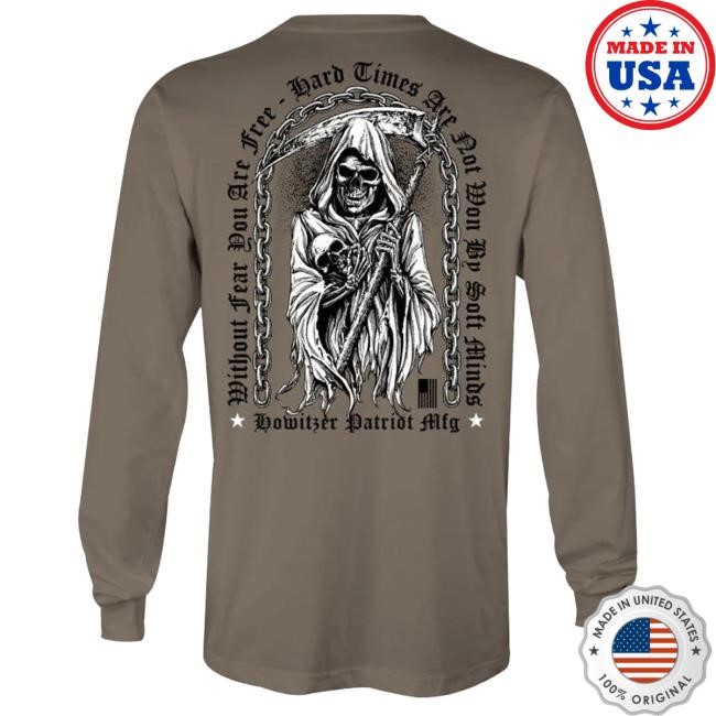 Official Howitzer Clothing Without Fear Long Sleeve Tees Official Howitzer Clothing Without Fear Long Sleeve Tees
