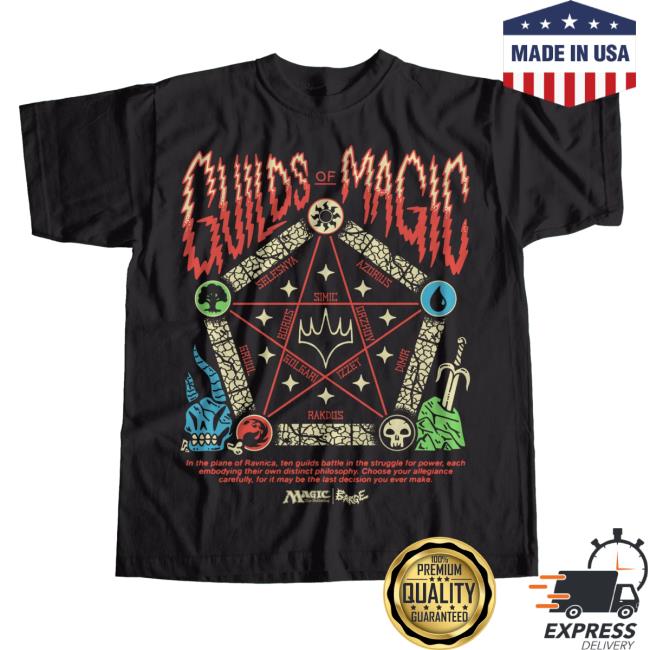 Wizard Of Barge Guilds Of Magic Shirt 2024 - Magic The Gathering Collection