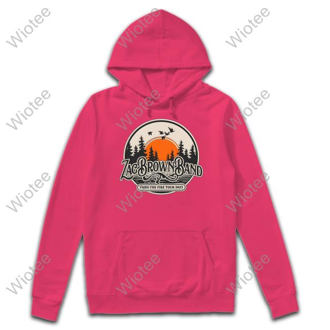 Zac Brown Band Sunset Crewneck Sweatshirt Zac Brown Band From The Fire Tour 2023 Sweatshirt