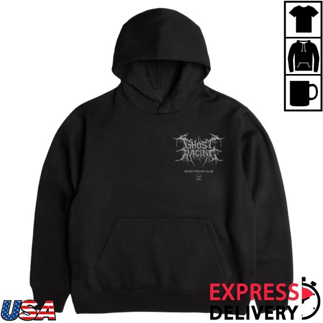 Official Ghost Racing Heavy Weight Sigil Pullover Hoodie - White Official Ghost Racing Heavy Weight Sigil Attractive Hoodie - White