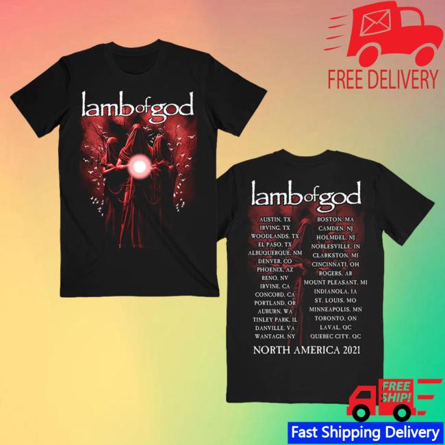 Official Lamb Of God Merch Store Black Ritual Tour Shirt New