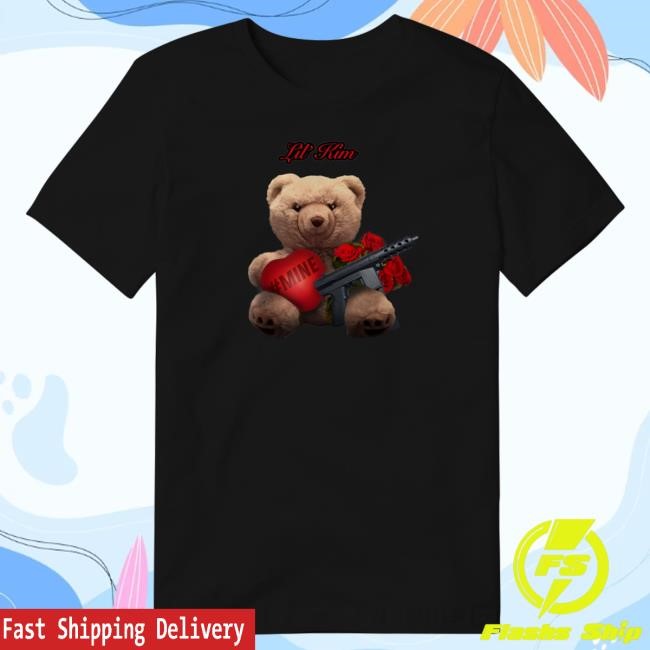 Official Lil Kim #Mine Teddy With Gun – Hot Shirt