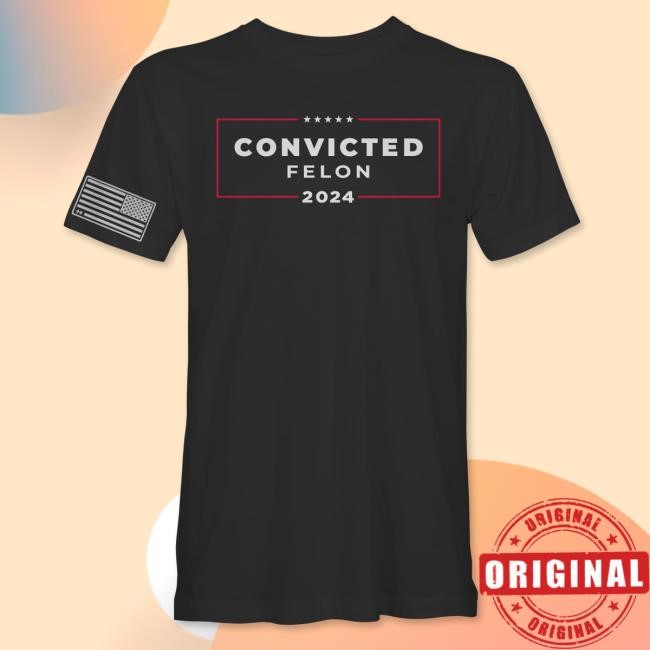 Official Hodgetwins Merch Shop Convicted Felon 2024 Tee