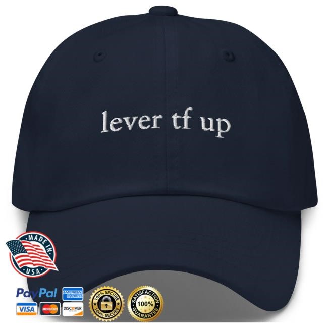 Litquidity lever tf up Cap Hat - Black | Navy Litquidity Official Merch Store