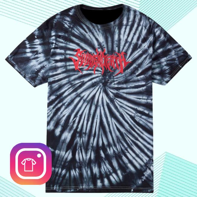 Official Svdden Death Merch Svdden Death White And Black Tie Dye Svdden Attractive Shirt SvddenDeath