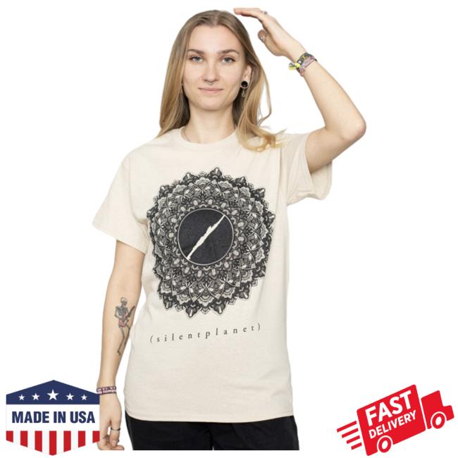 Official Silent Planet Merch Silent Planet Mandala Sand New Shirt Official Silent Planet Merch Silent Planet Mandala Sand T Shirt