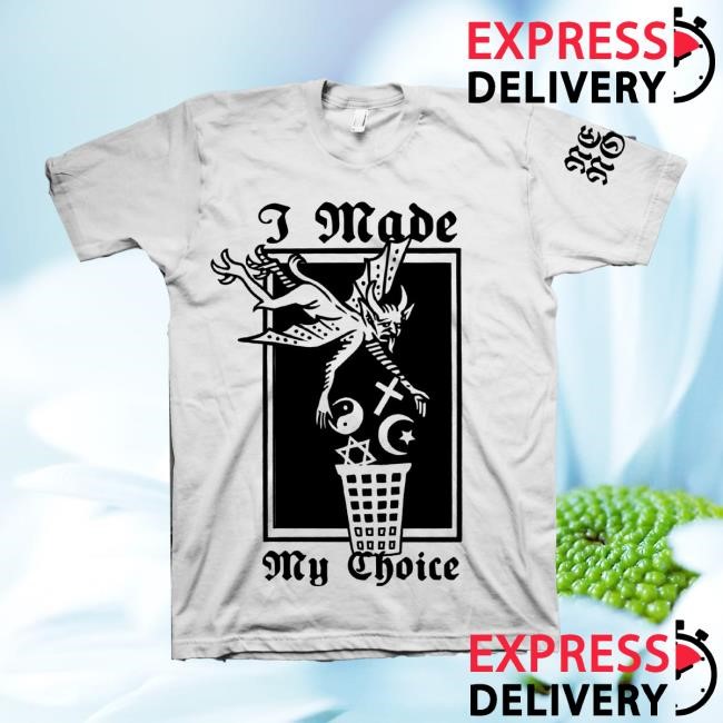 NeroNoir - I Made My Choice White Shirt Behemoth Merch
