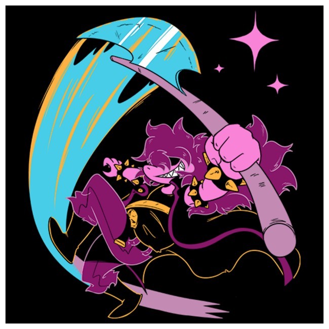 Official Deltarune Rudebuster Tee - By Greg Goodson Official Deltarune Rudebuster T Shirt - By Greg Goodson