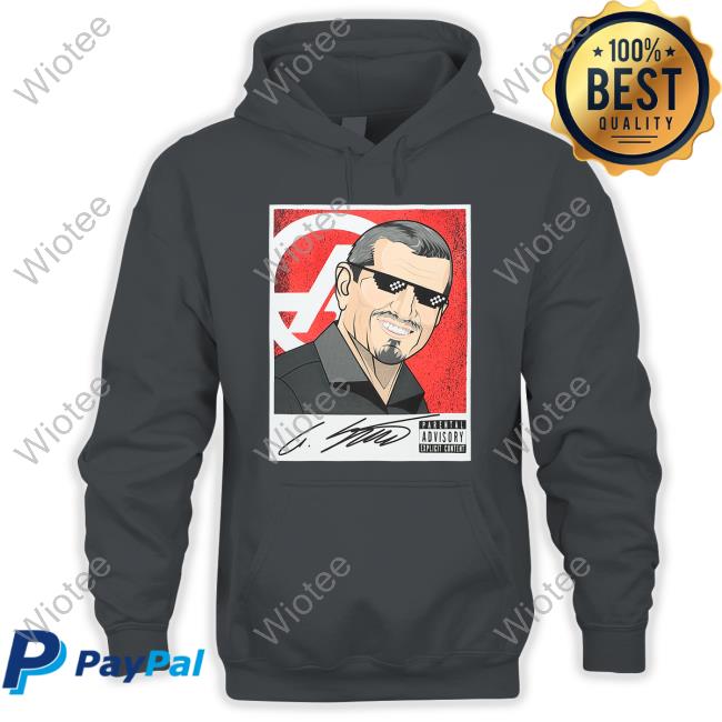 Guenther Steiner – T-shirt Album Cover Moneygram Haas F1 Team Merch Guenther Steiner Shirt Sky Sports F1