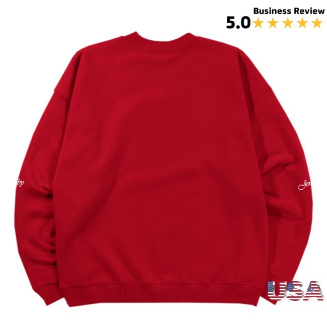 Ruby Red Album Sweatshirt Jennie Merch Apparel