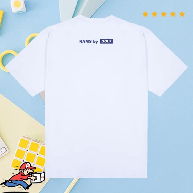 Official Golf Wang Merch Rams Helmet Hot Shirt by Golf Wang x NFL Official Golf Wang Merch Rams Helmet Tee by Golf Wang x NFL