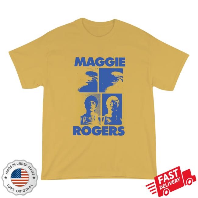 Maggie Rogers Merch Mustard Grid Shirt Maggie Rogers Shop