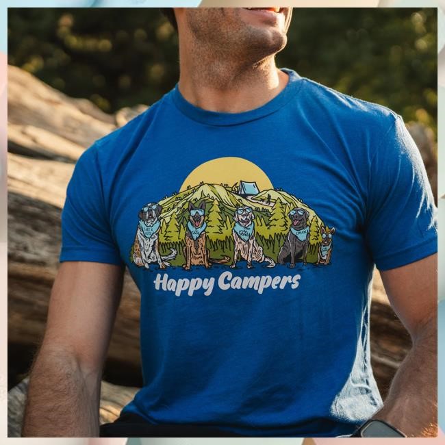 Official Wild Tribute Merch Shop Happy Campers Tshirt Official Wild Tribute Happy Campers New Shirt
