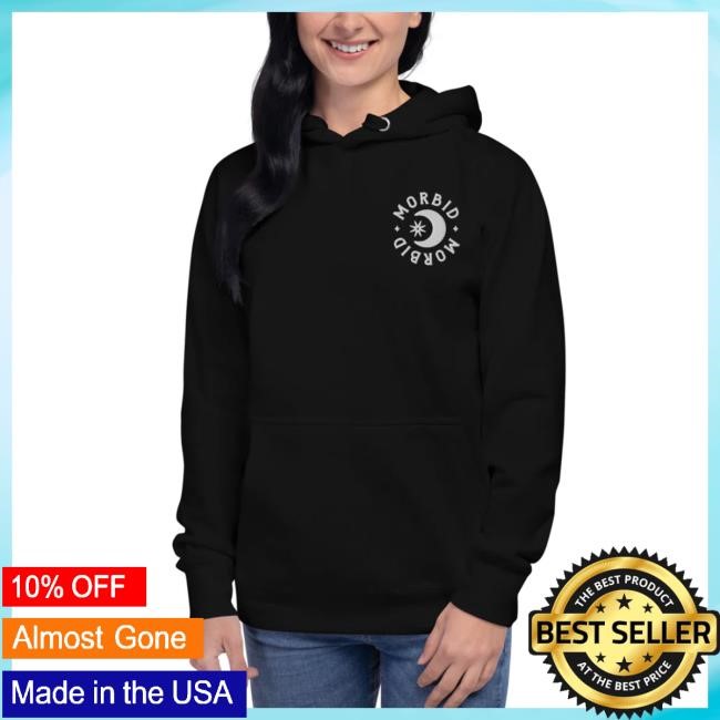 Official Wondery Shop Merch Morbid Lighthearted Nightmare Pullover Hoodie Official Wondery Shop Merch Morbid Lighthearted Nightmare Crewneck