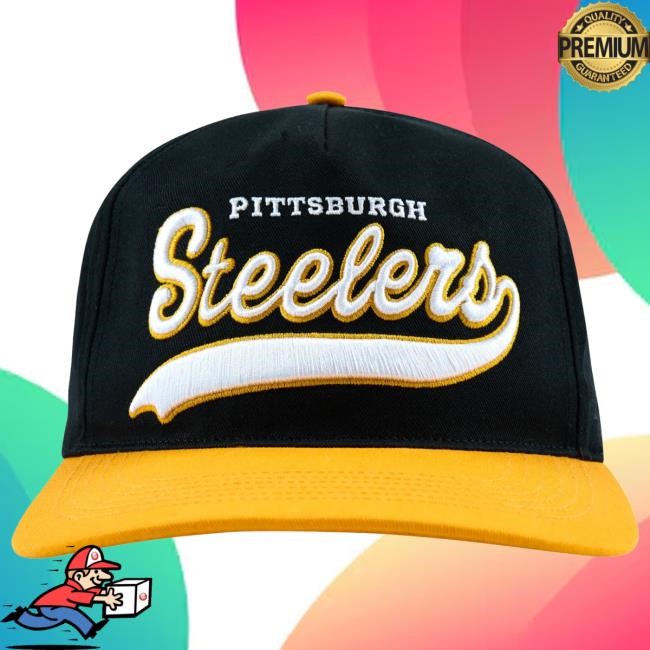 Official Golf Wang Merch Steelers Script Snapback Cap by Golf Wang x NFL Official Golf Wang Merch Steelers Script Snapback Cap by Golf Wang x NFL
