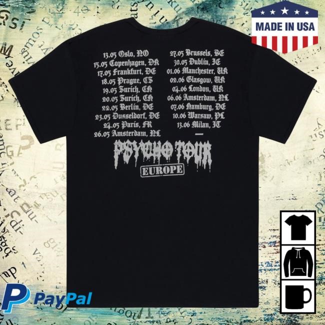 Don Toliver Psycho Tour Lightning Tee Complex Exclusive