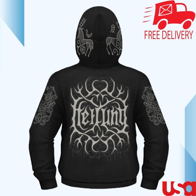 Official Amplified History Heilung Merch Hirsch Zip Up Pullover Hoodie Official Amplified History Heilung Merch Hirsch Zip Up Sweatshirt