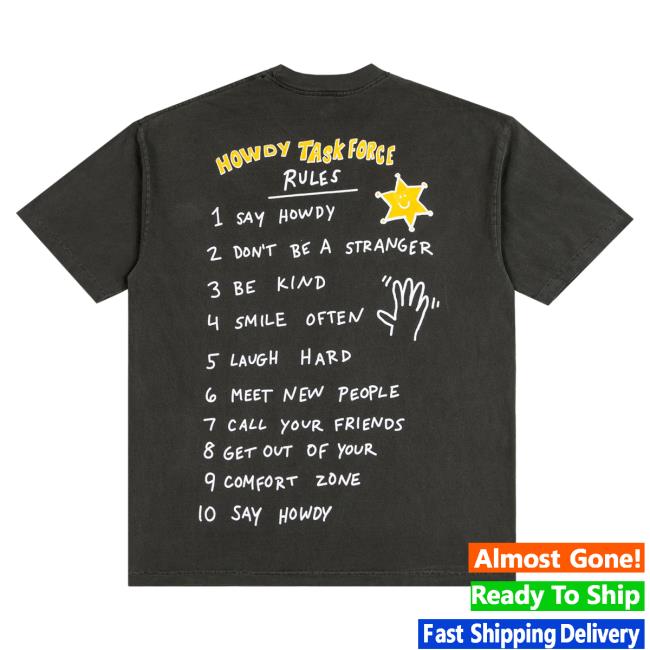 Official Billy Joel Merch Store Billy Ryan Trahan Merch Howdy Howdy Store Task Force Hot Shirt - Black Official Billy Joel Merch Store Billy Ryan Trahan Merch Howdy Howdy Store Task Force T-Shirt - Black