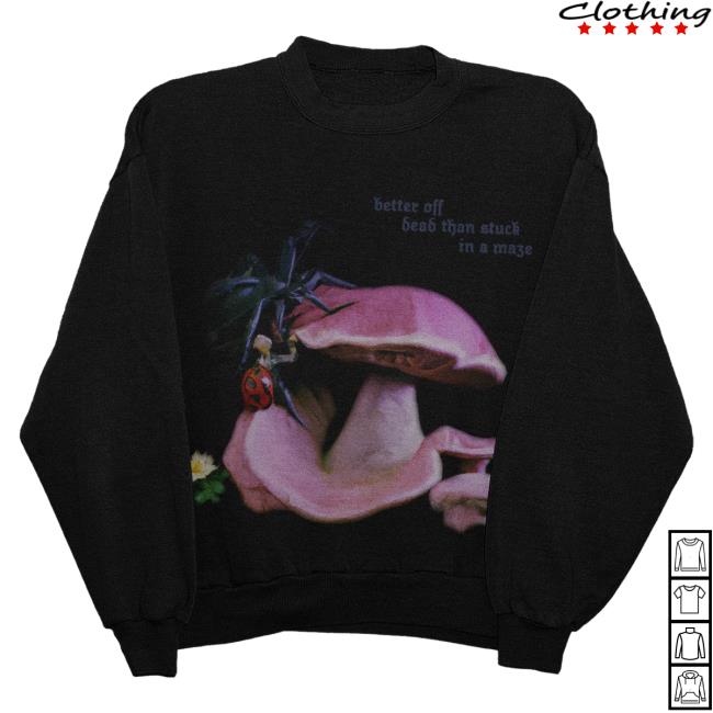 Official Cry Baby Melanie Martinez Clothing Shop Store Little Body Big Heart Spider Web Lyric Crewneck Black Melaniemartinez Merch Littlebodybigheart
