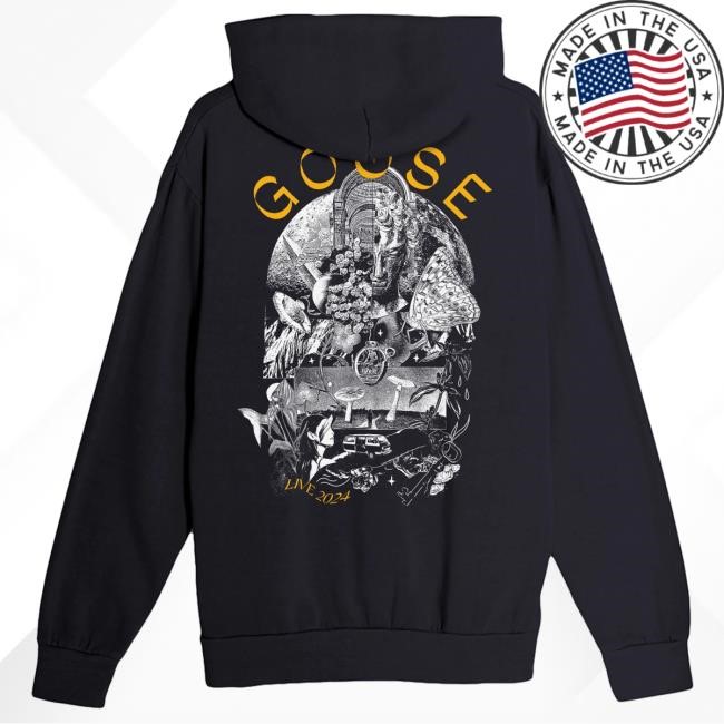 Official Goose The Band Merch Collage Hood Goosetheband
