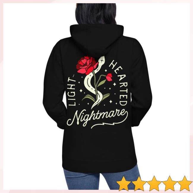 Official Wondery Shop Merch Morbid Lighthearted Nightmare Pullover Hoodie Official Wondery Shop Merch Morbid Lighthearted Nightmare Pullover Sweatshirt