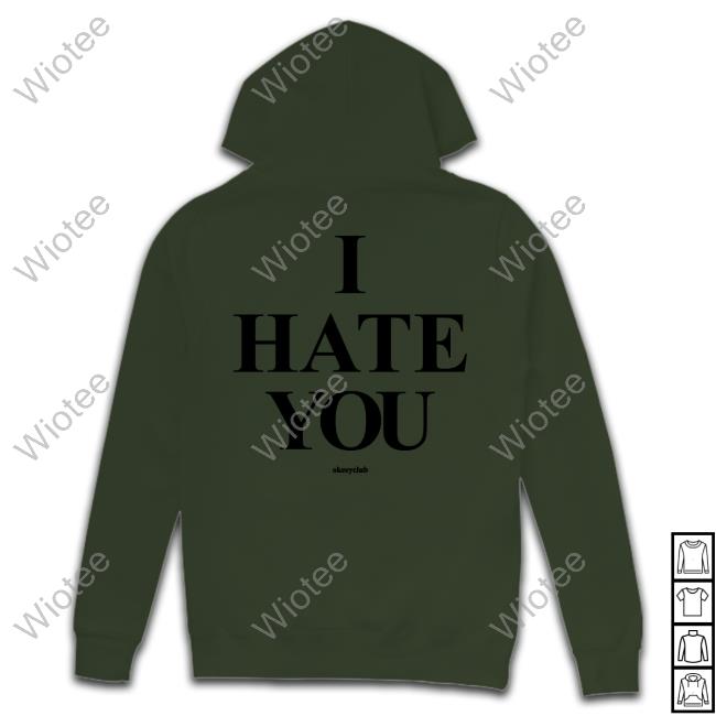 Okeeyoficial I Hate You White Tee Shirt Official Okeeyoficial I Hate You White Shirts