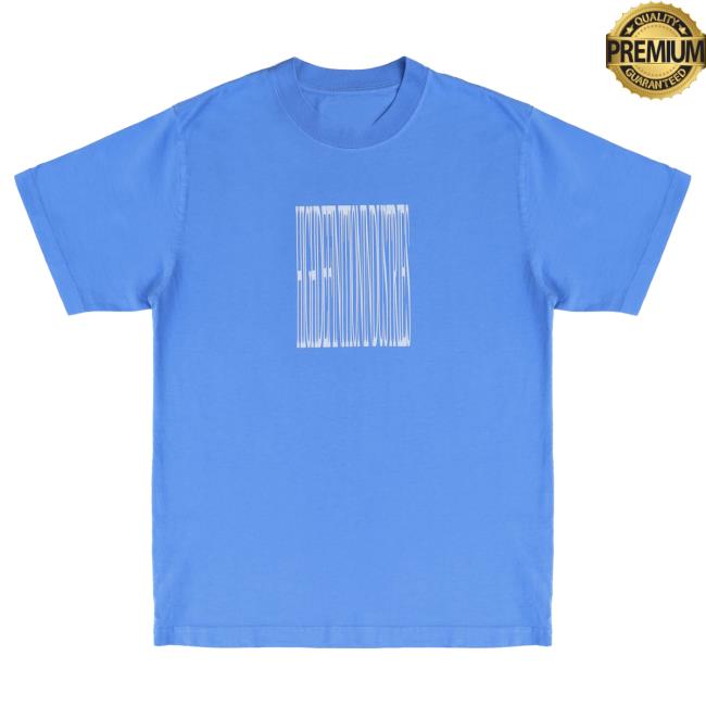Official Hii-Def Blue Barcode Print T Shirt