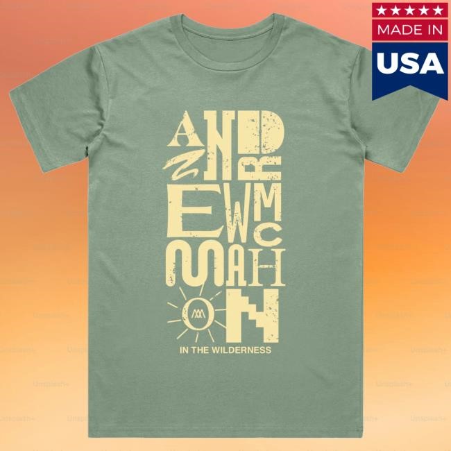 Official Andrew Mcmahon Merch Assorted Fonts Hot Shirt