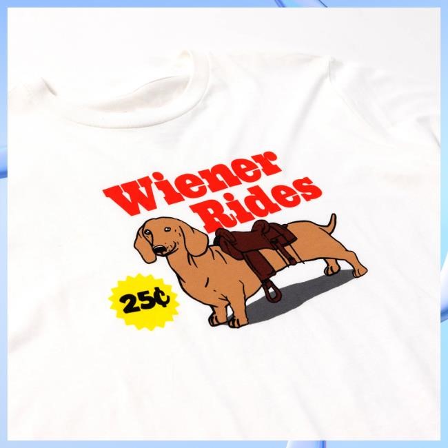 Wiener Rides White Tee – Danny Duncan Wiener Rides White T Shirt – Danny Duncan