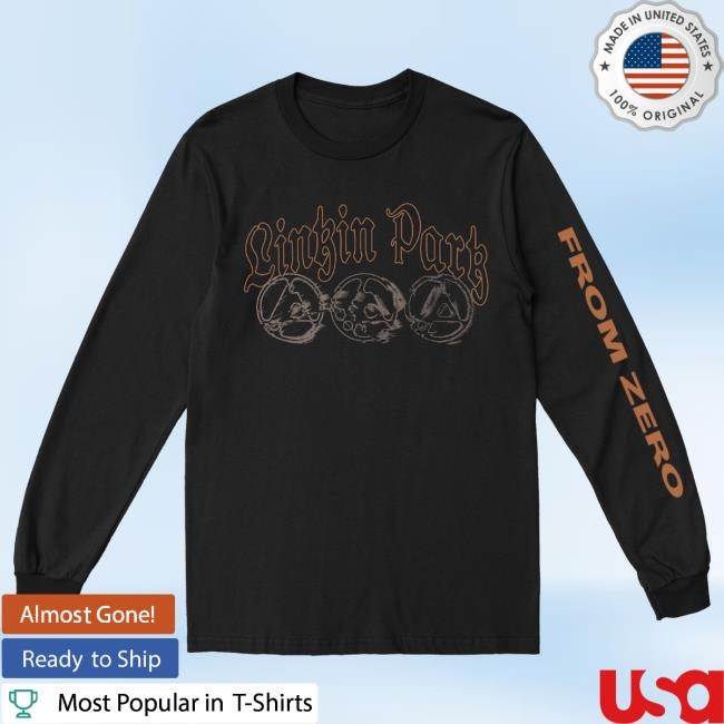 Official Linkin Park Merch Store LP Swept Black Holiday Long Sleeve Hot Shirt LinkinPark