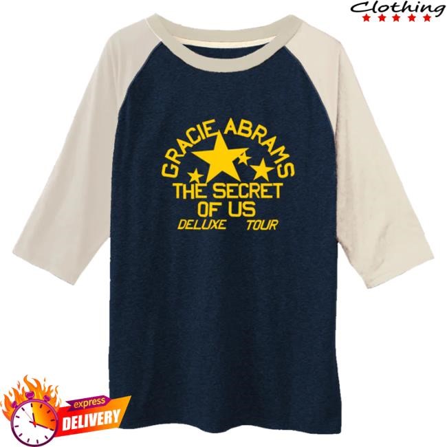 Official Gracie Abrams TSOU Deluxe Tour Raglan Long Sleeve Tees GracieAbrams