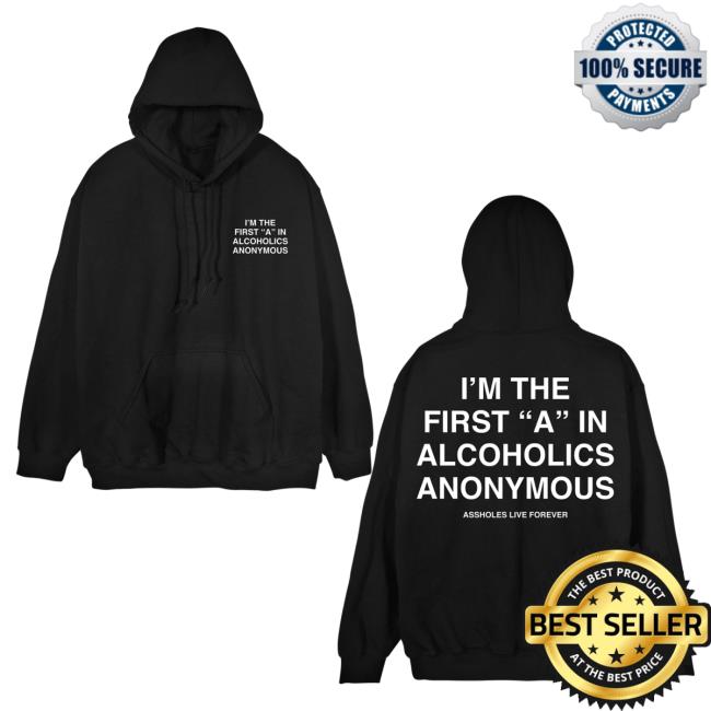 Official Linda Fine Gold Merch Store Assholes Live Forever Linda Finegold Alcoholics Anonymous Black Popover Shirt Lindafinegold Apparel Clothing Shop AssholesLiveForever