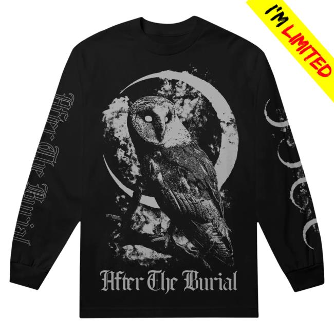 Official After The Burial Merch Nocturnal Black Long Sleeve Tees