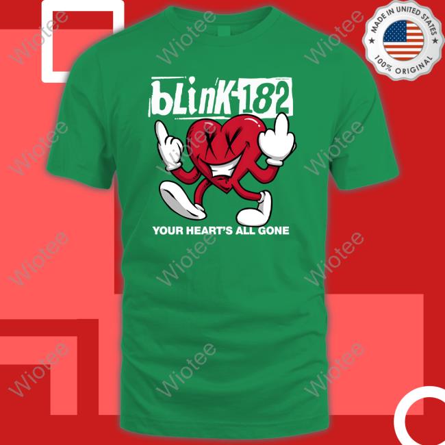 Blink 182 Merch Your Heart's All Gone Long Sleeved T Shirt